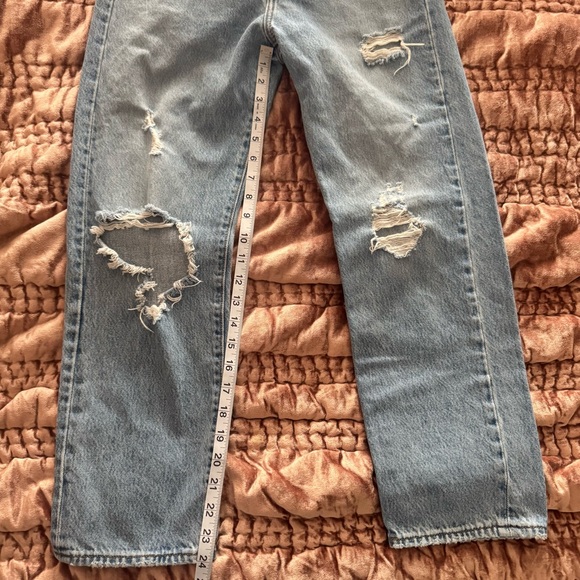 Levi's Premium Wedgie Straight Jeans Crop - Picture 10 of 10